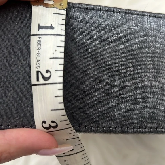 Vintage 90s Y2K 2000s Sasha Silver Grey Beaded Top Handle Mini Bag / Purse - Picture 13 of 13